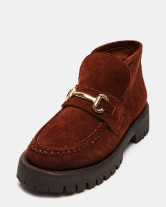 LANDER CHESTNUT SUEDE sold by Steve Madden