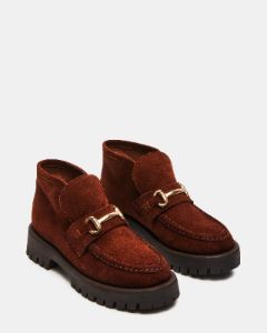 LANDER CHESTNUT SUEDE sold by Steve Madden