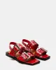 SANDRIA RED PATENT sold by Steve Madden