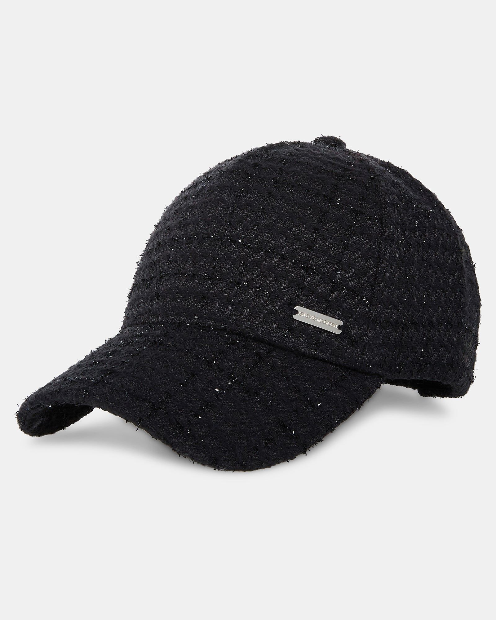 TWEED BASEBALL CAP BLACK sold by Steve Madden product image thumbnail 2