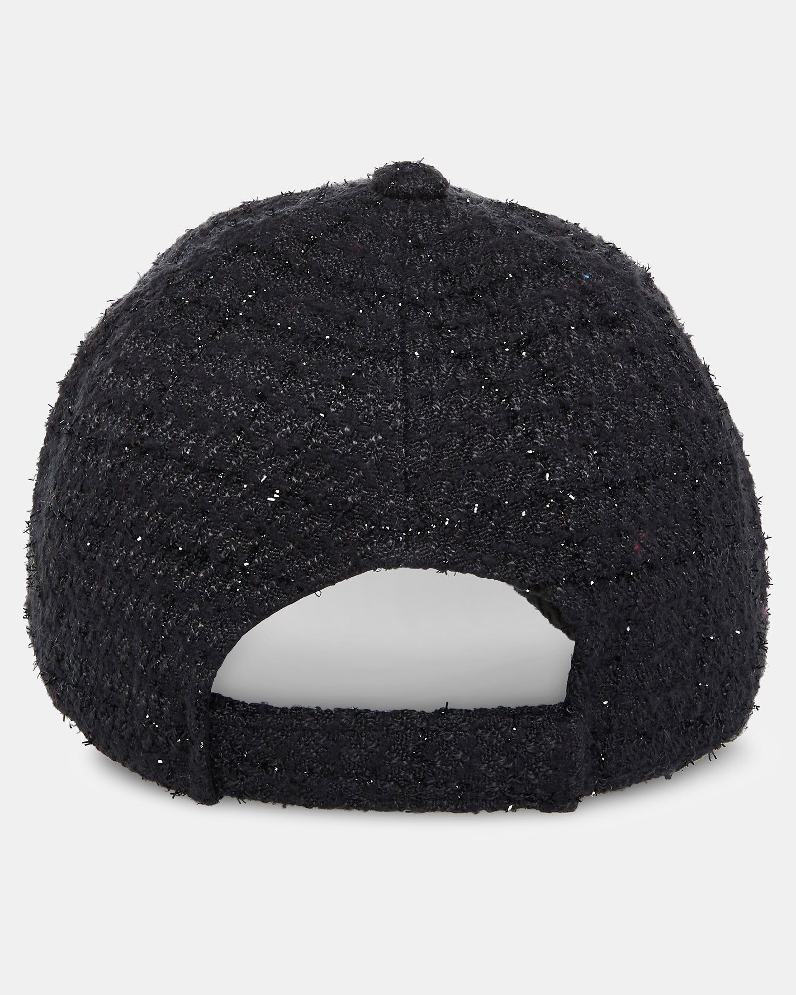 TWEED BASEBALL CAP BLACK sold by Steve Madden product image thumbnail 3