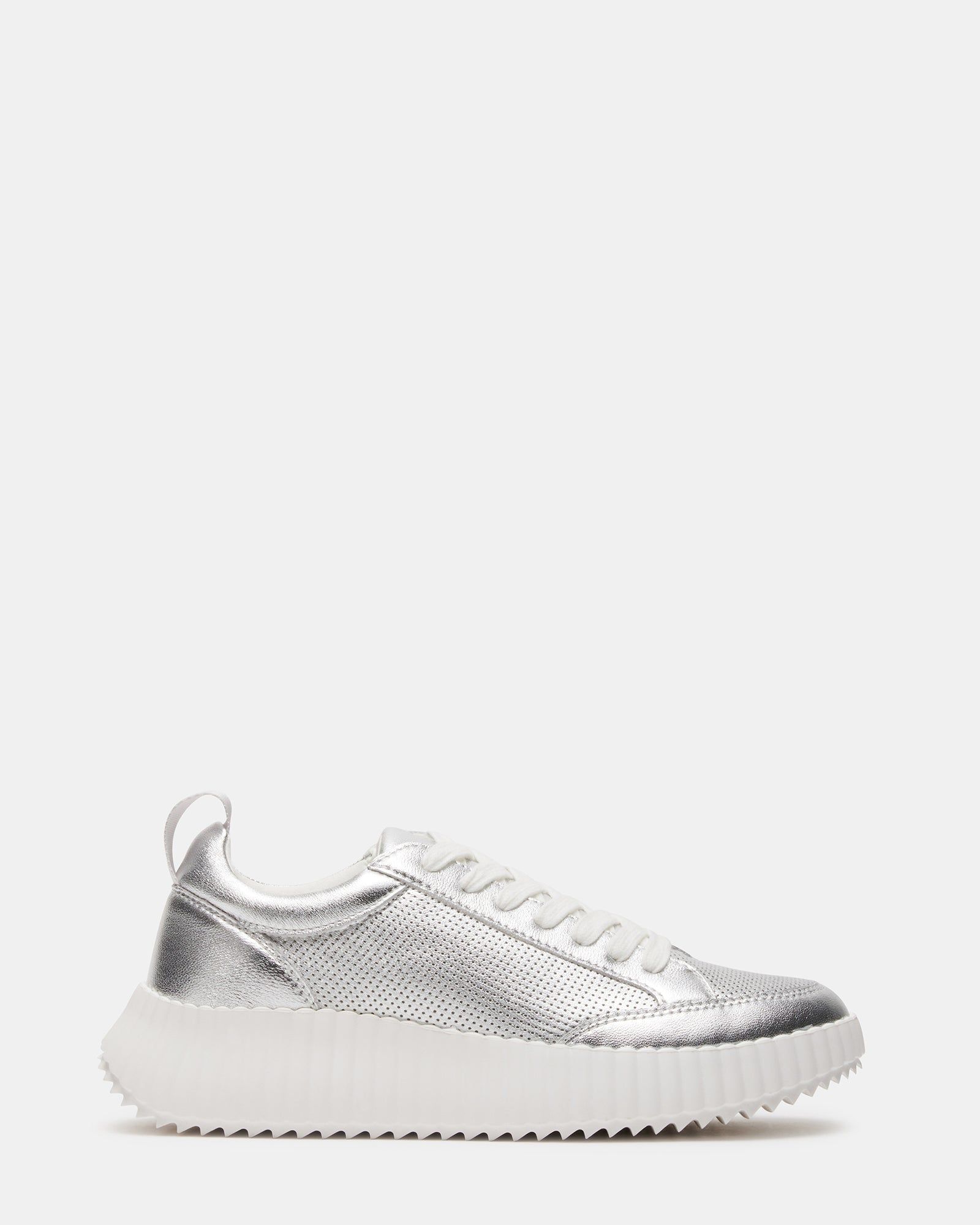 SHOCK SILVER LEATHER - SM REBOOTED sold by Steve Madden