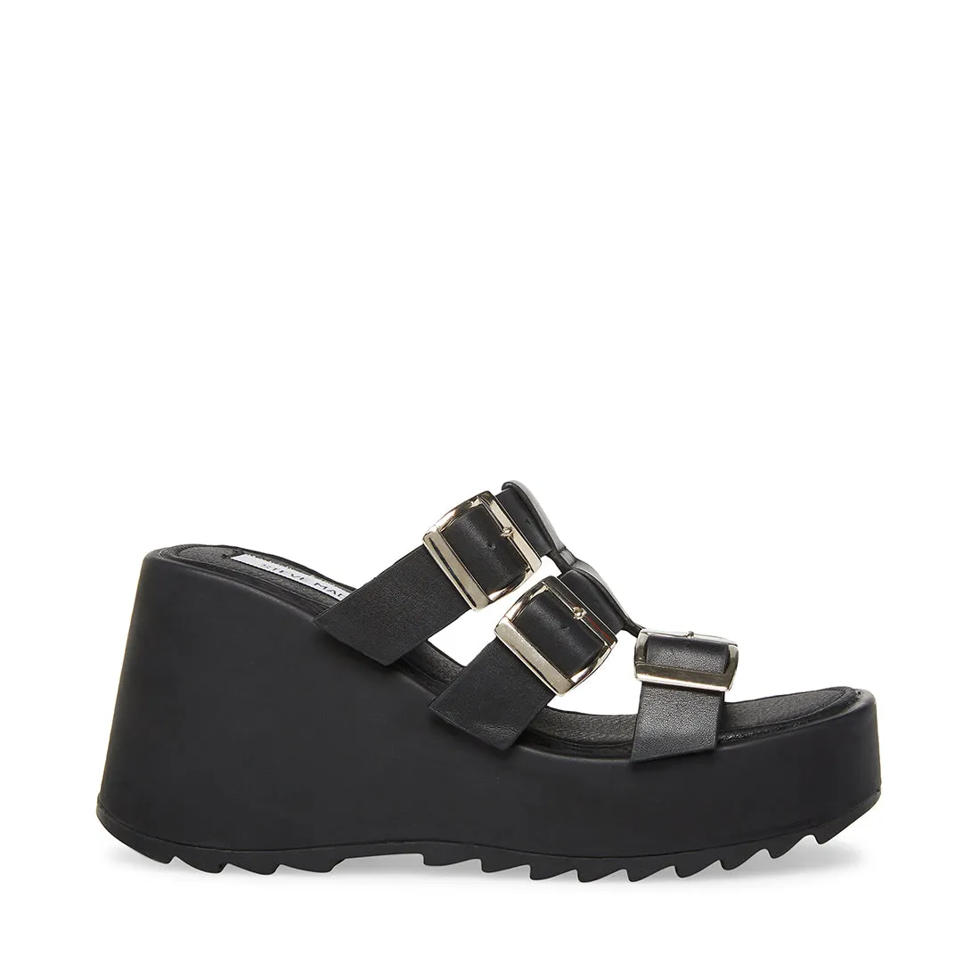 PIERCE BLACK LEATHER - SM REBOOTED sold by Steve Madden