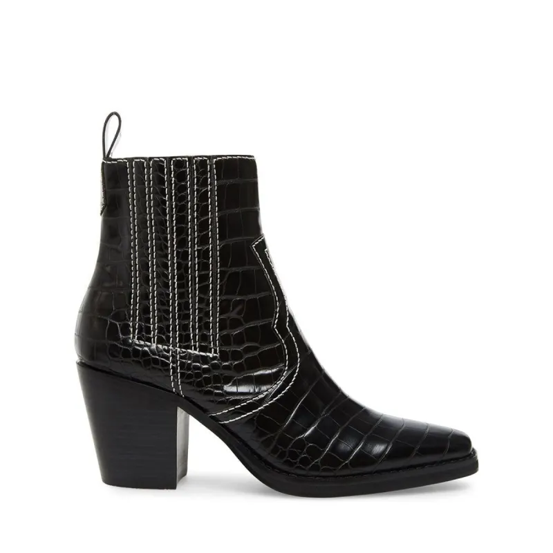 GENIVA BLACK CROCODILE - SM REBOOTED made by Steve Madden