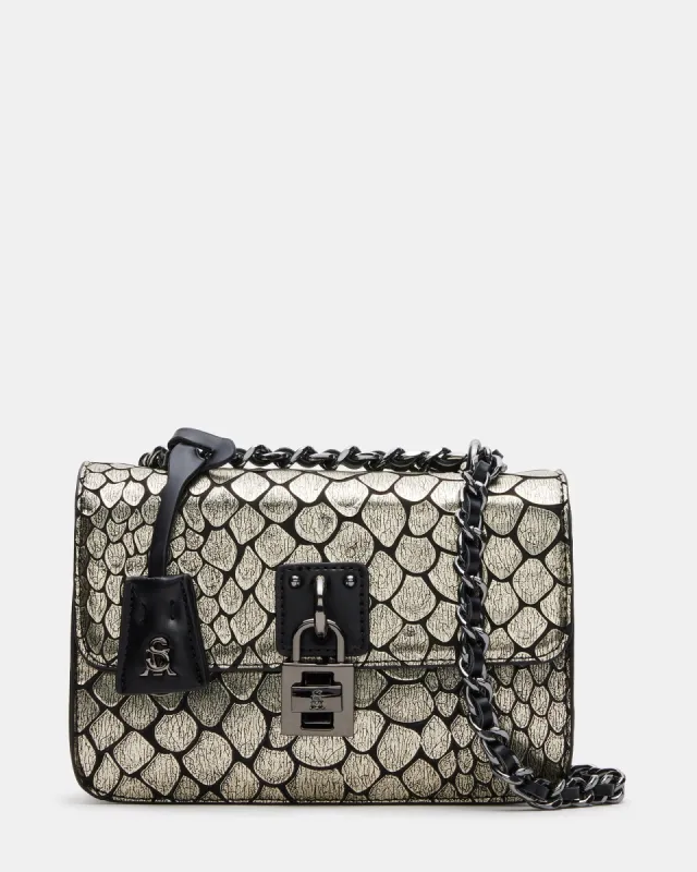 SCALE BAG SILVER sold by Steve Madden