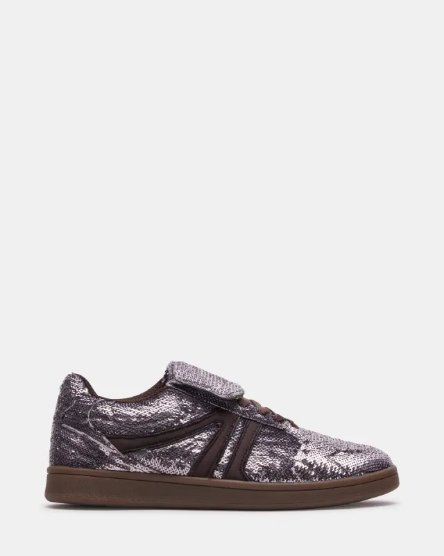MADRID SEQUIN PEWTER sold by Steve Madden