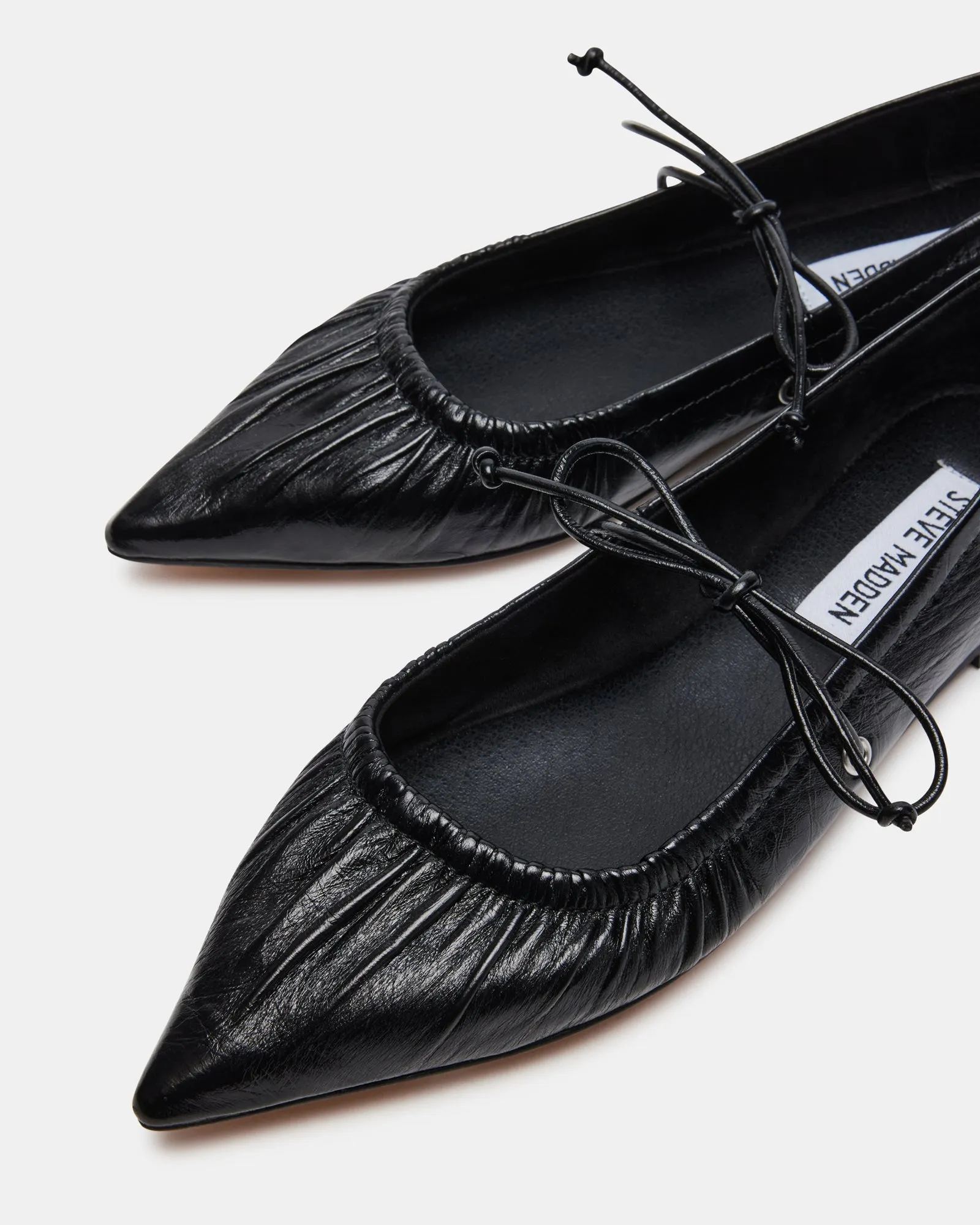 SARELLA BLACK LEATHER sold by Steve Madden product image thumbnail 4