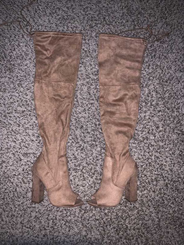 ELLIANA OVER-THE-KNEE BOOTS IN NUDE - SM REBOOTED sold by Steve Madden product image thumbnail 5