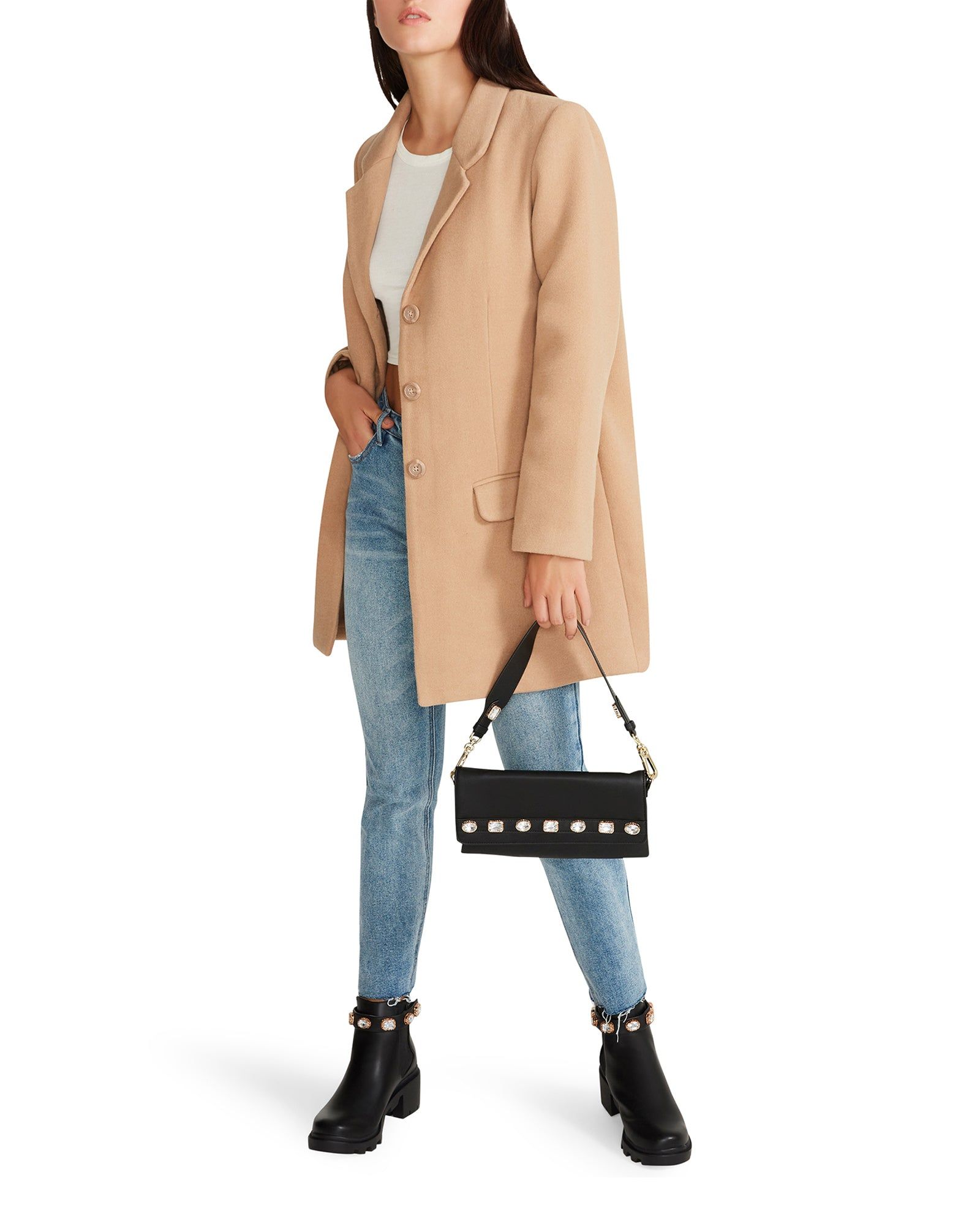 WHISKEY BUSINESS COAT LIGHT CAMEL sold by Steve Madden product image thumbnail 2