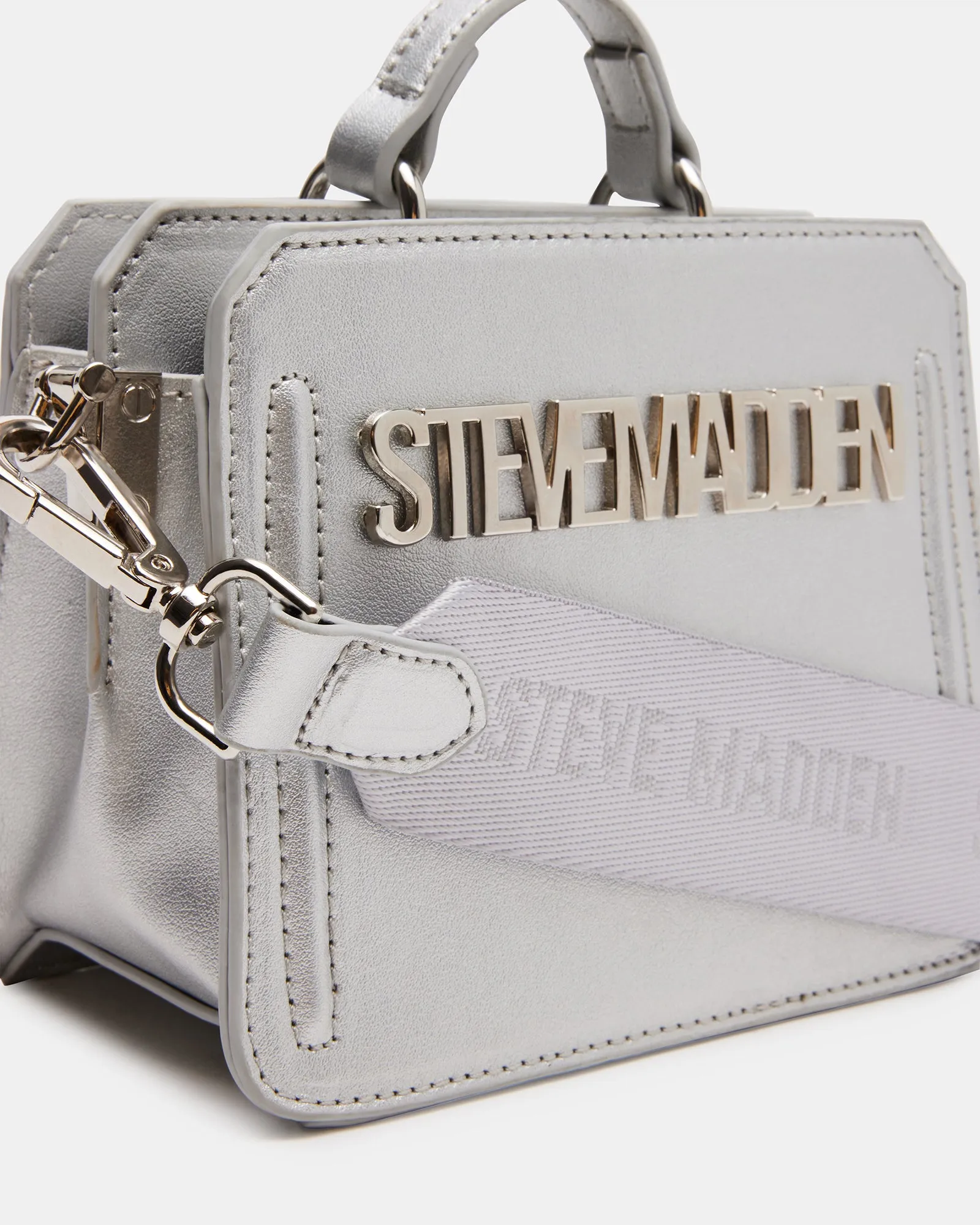 EVELYN MINI BAG SILVER sold by Steve Madden product image thumbnail 2