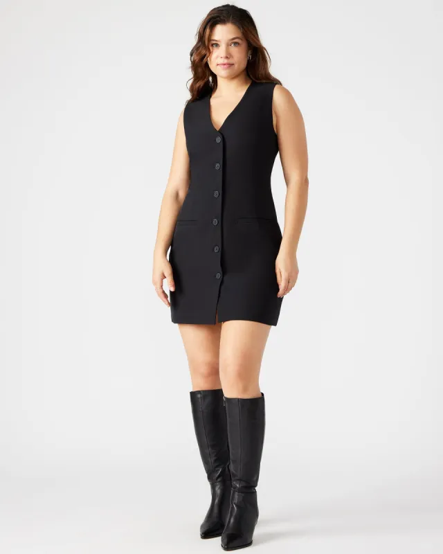 CRESSIDA DRESS BLACK sold by Steve Madden