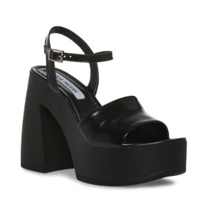 JORDANA BLACK PATENT sold by Steve Madden