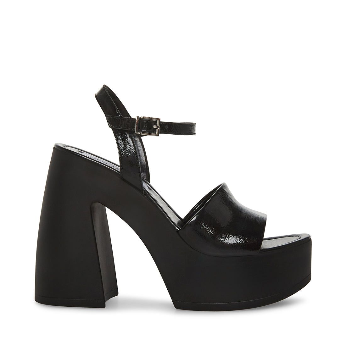 JORDANA BLACK PATENT sold by Steve Madden