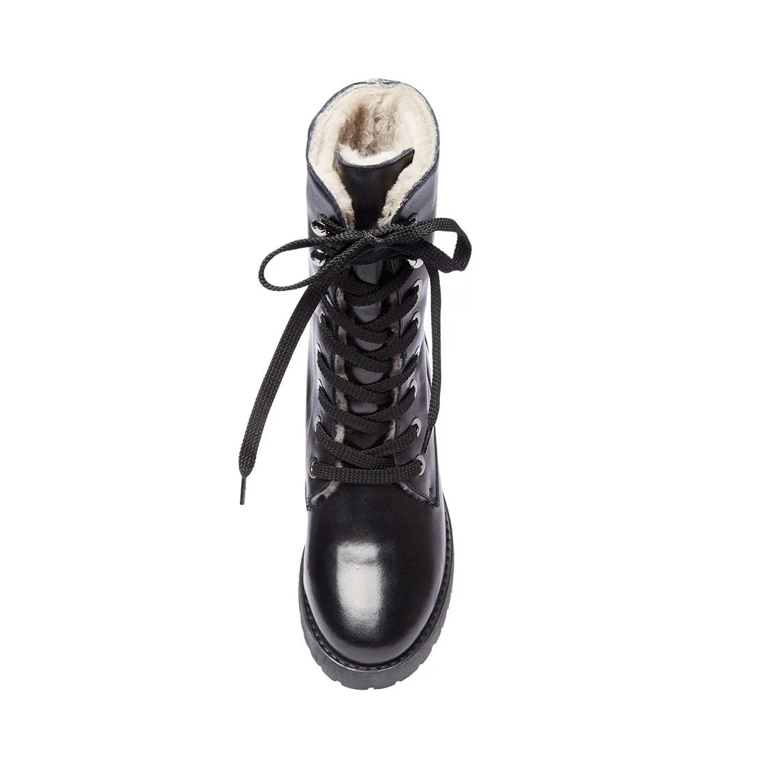 LEANNA BLACK LEATHER sold by Steve Madden product image thumbnail 5