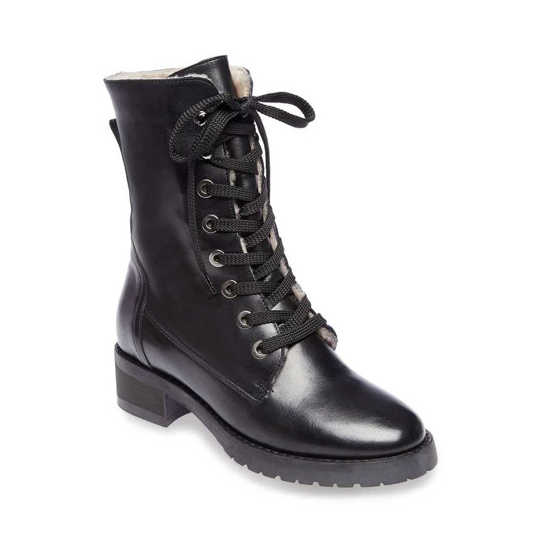 LEANNA BLACK LEATHER sold by Steve Madden product image thumbnail 2