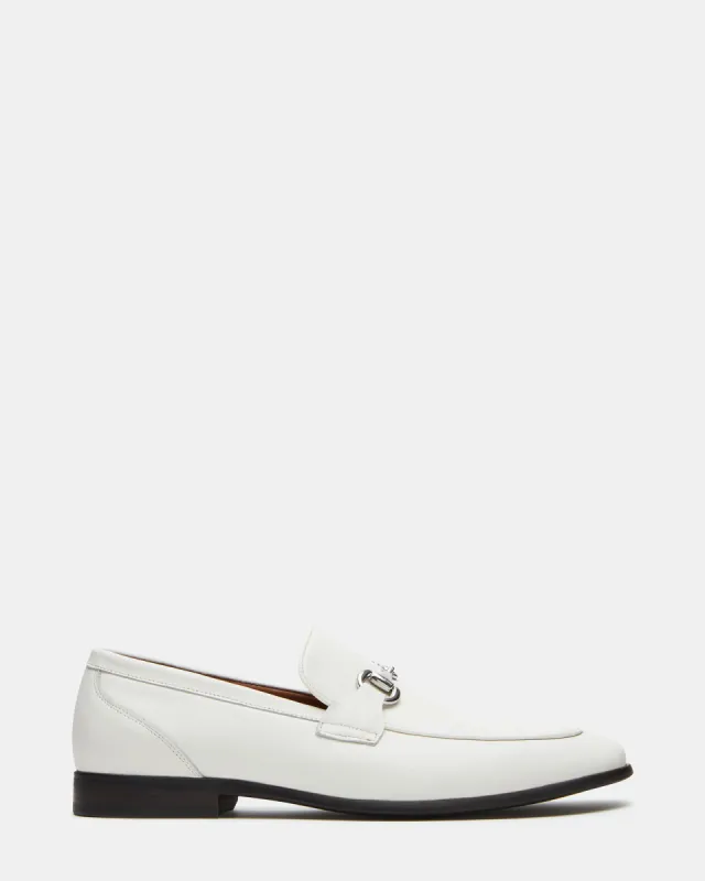 JAYSHAN WHITE LEATHER sold by Steve Madden