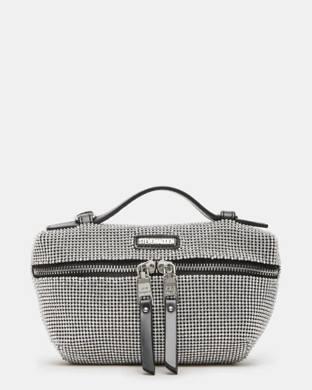 【大特価】Steve Madden KROME LOGO ハンドバッグ KROME LOGO BAG BLACK/BLACK | Parallel
