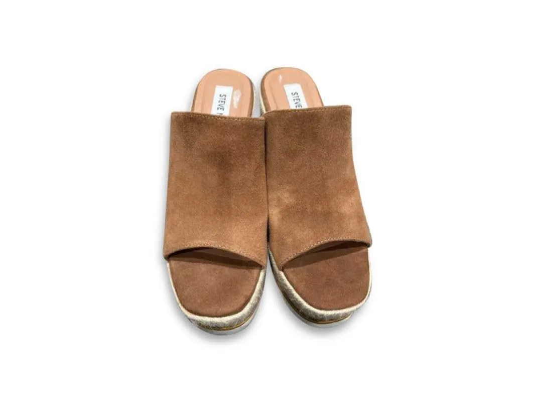 YAIR WEDGE ESPADRILLE IN COGNAC - SM REBOOTED sold by Steve Madden
