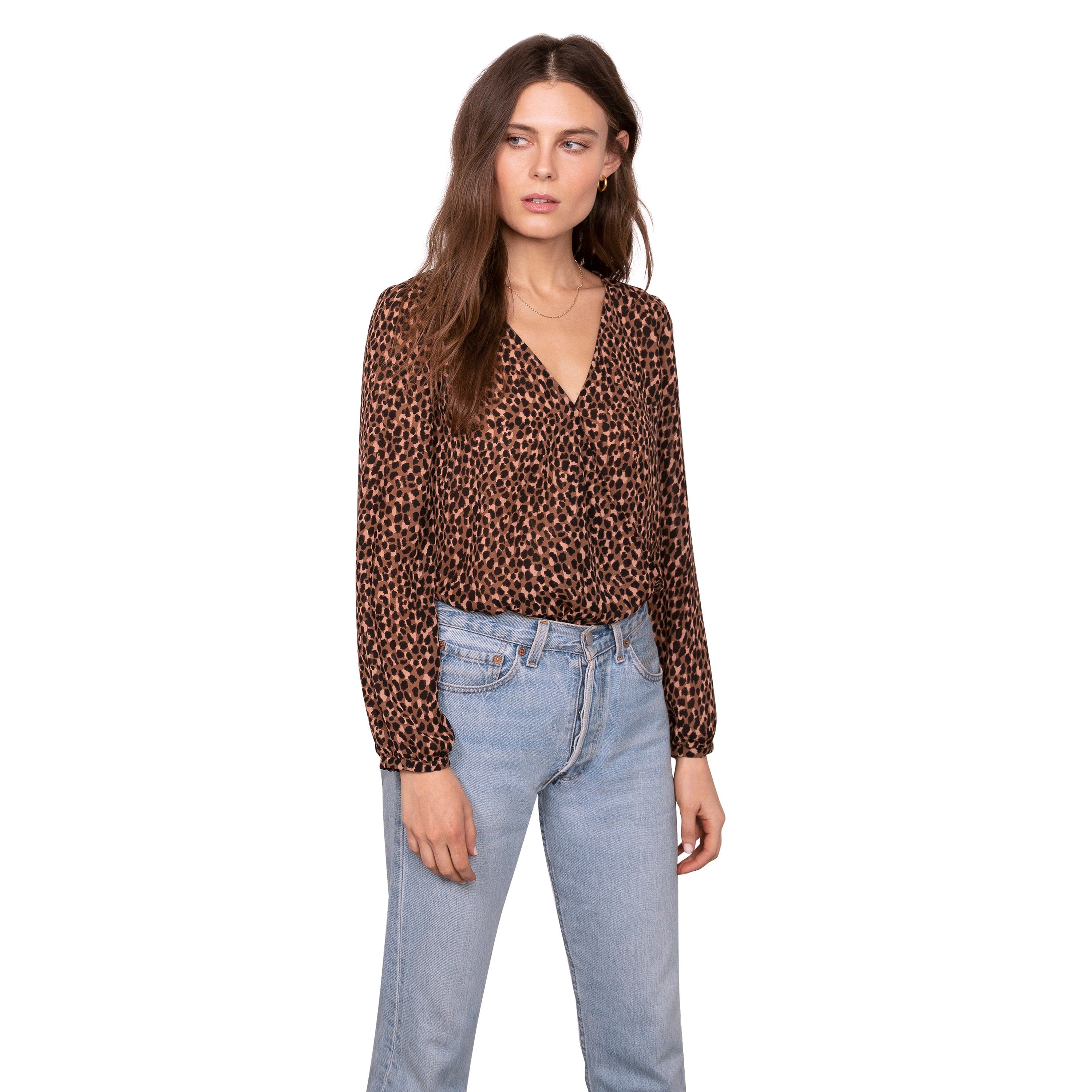 WILD NOTHINGS LEOPARD BODYSUIT BROWN sold by Steve Madden product image thumbnail 2