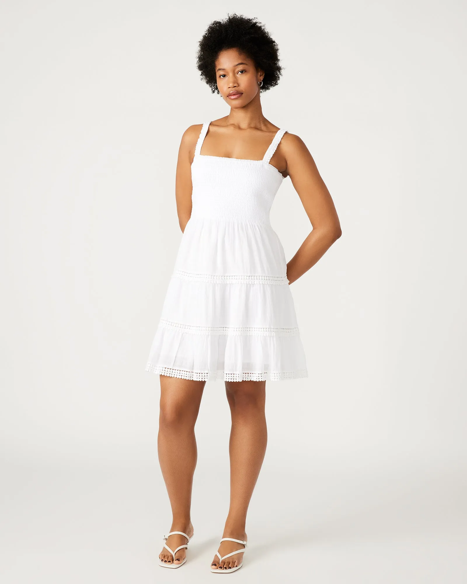KAHINA DRESS WHITE sold by Steve Madden