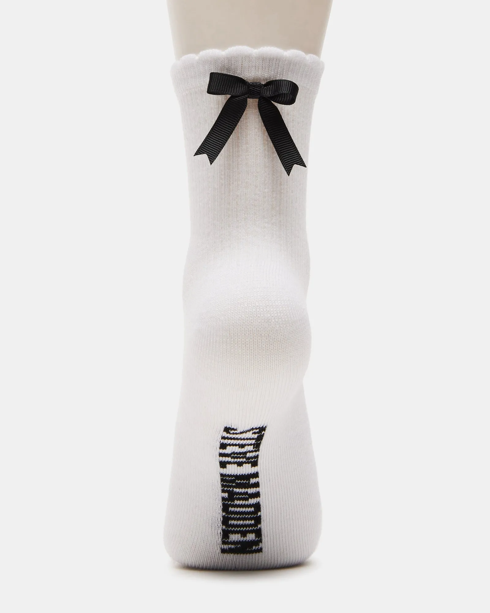 BOW SOCKS WHITE sold by Steve Madden product image thumbnail 3