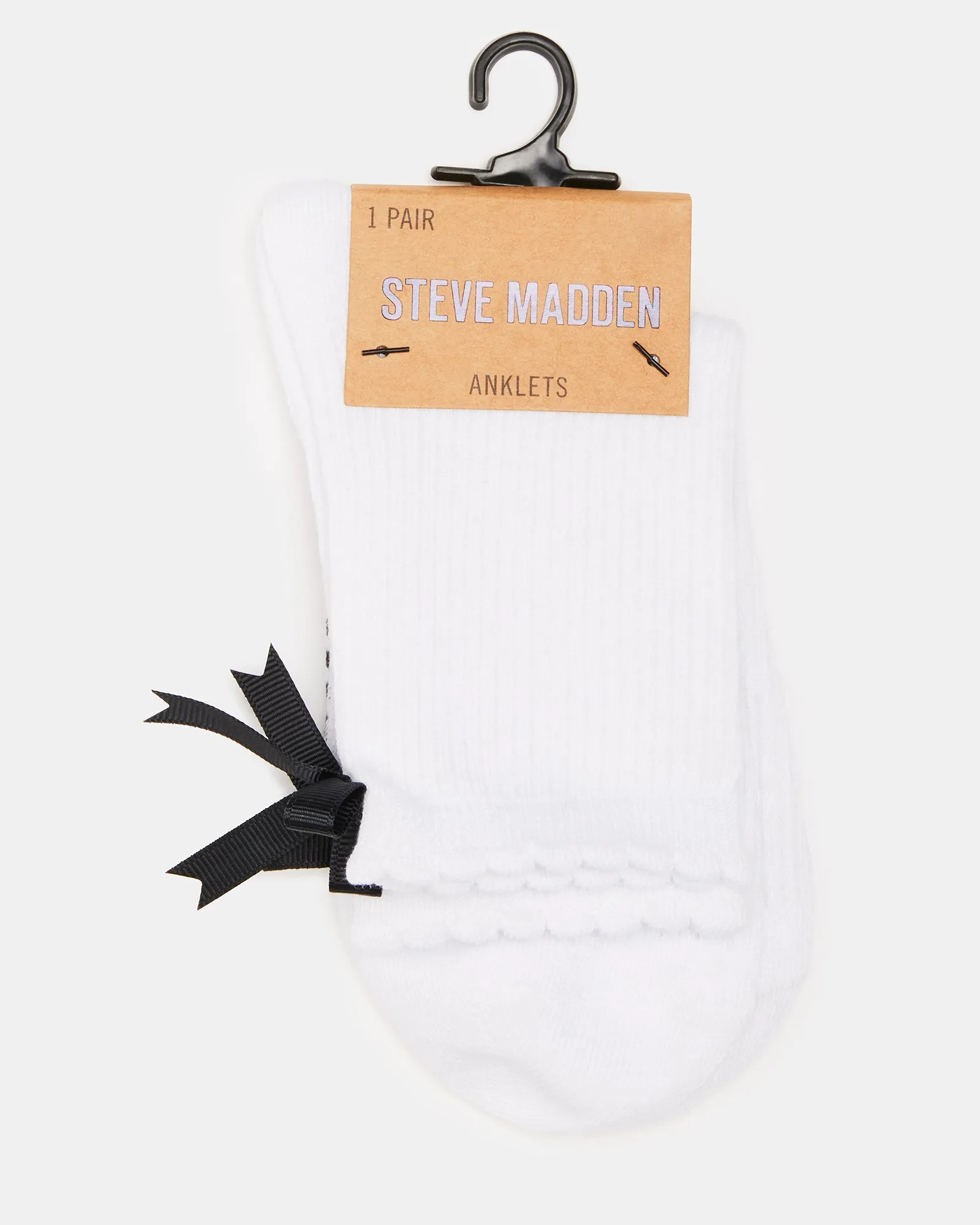 BOW SOCKS WHITE sold by Steve Madden product image thumbnail 4