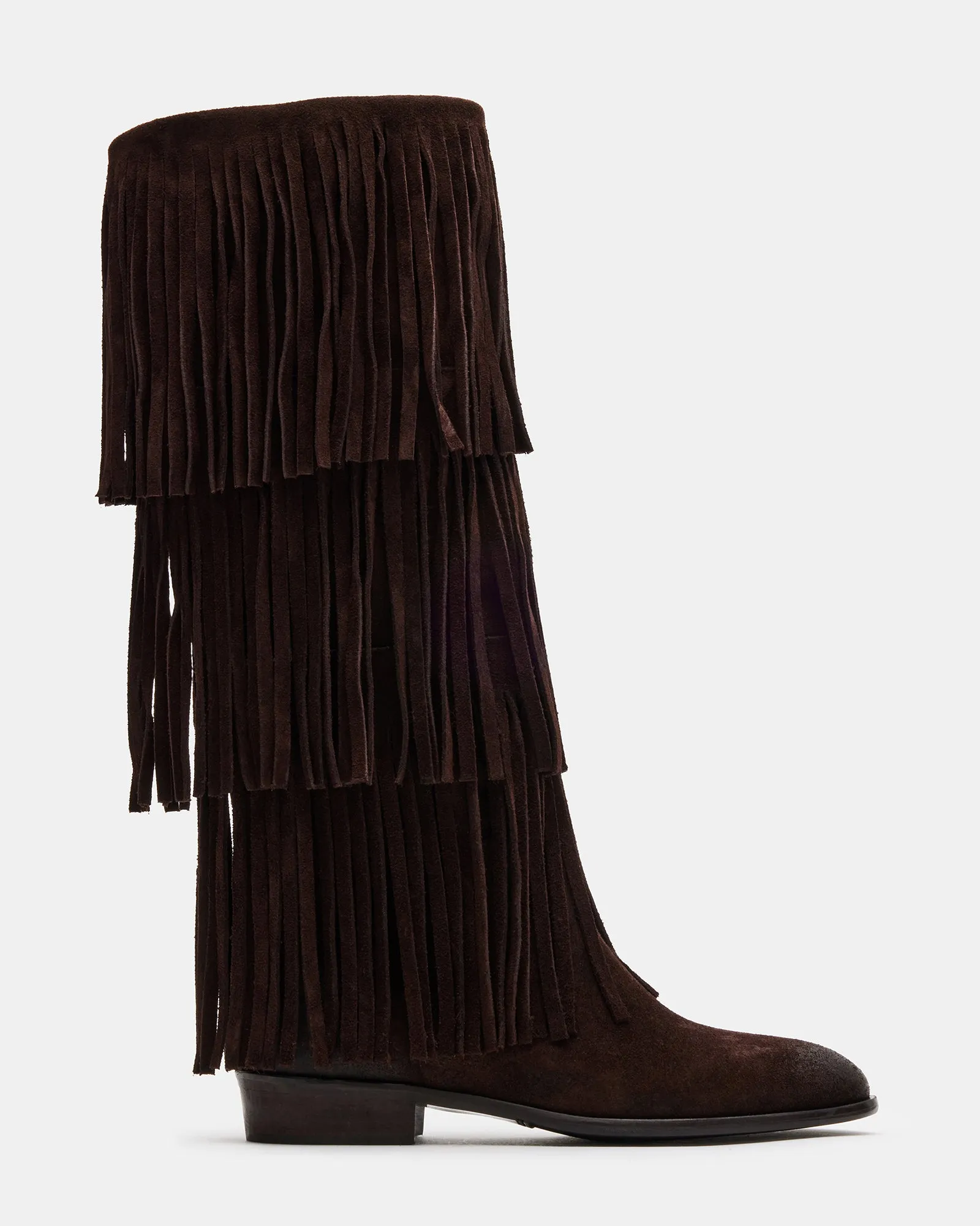 SPUR BROWN SUEDE sold by Steve Madden
