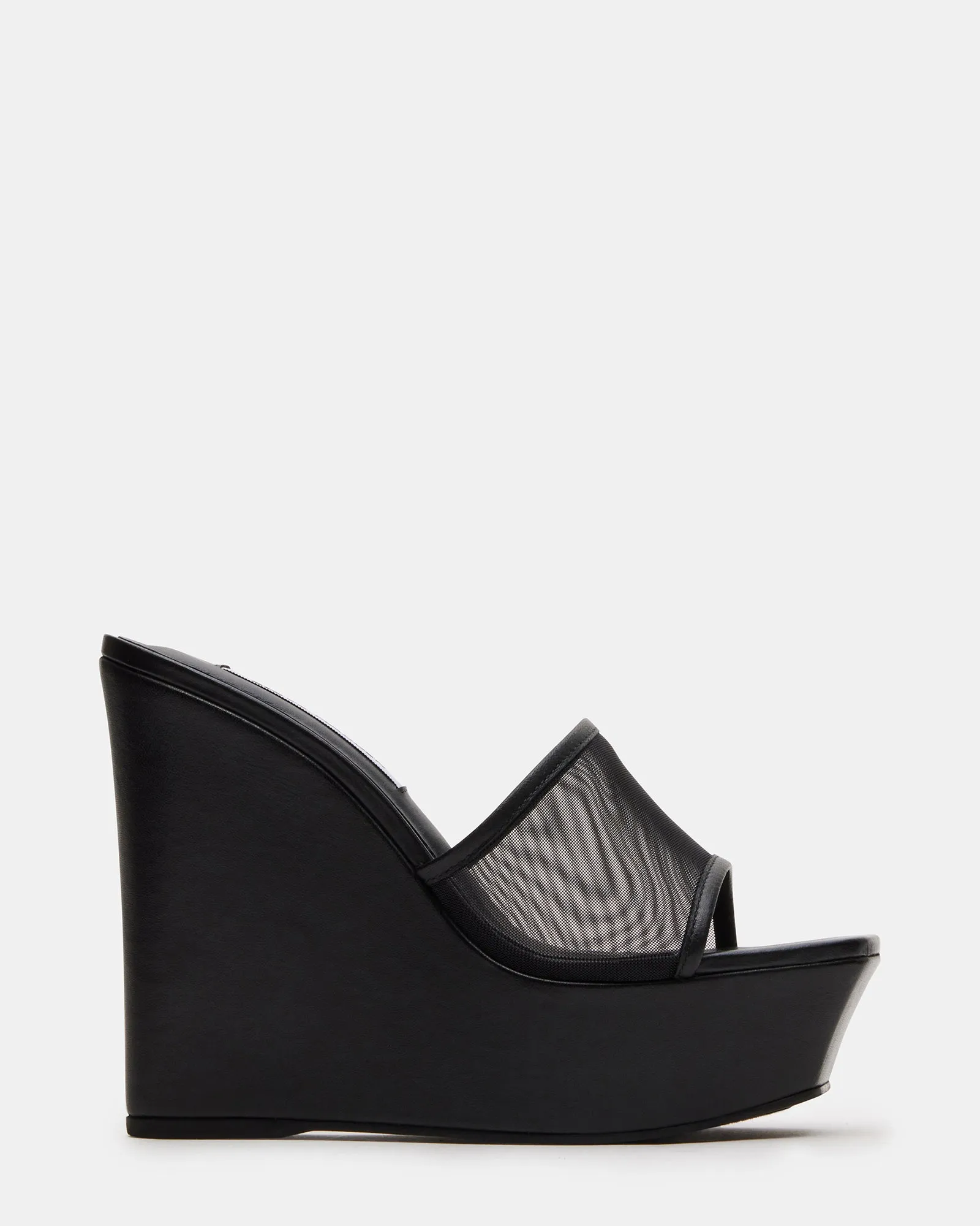 AYANA BLACK LEATHER sold by Steve Madden