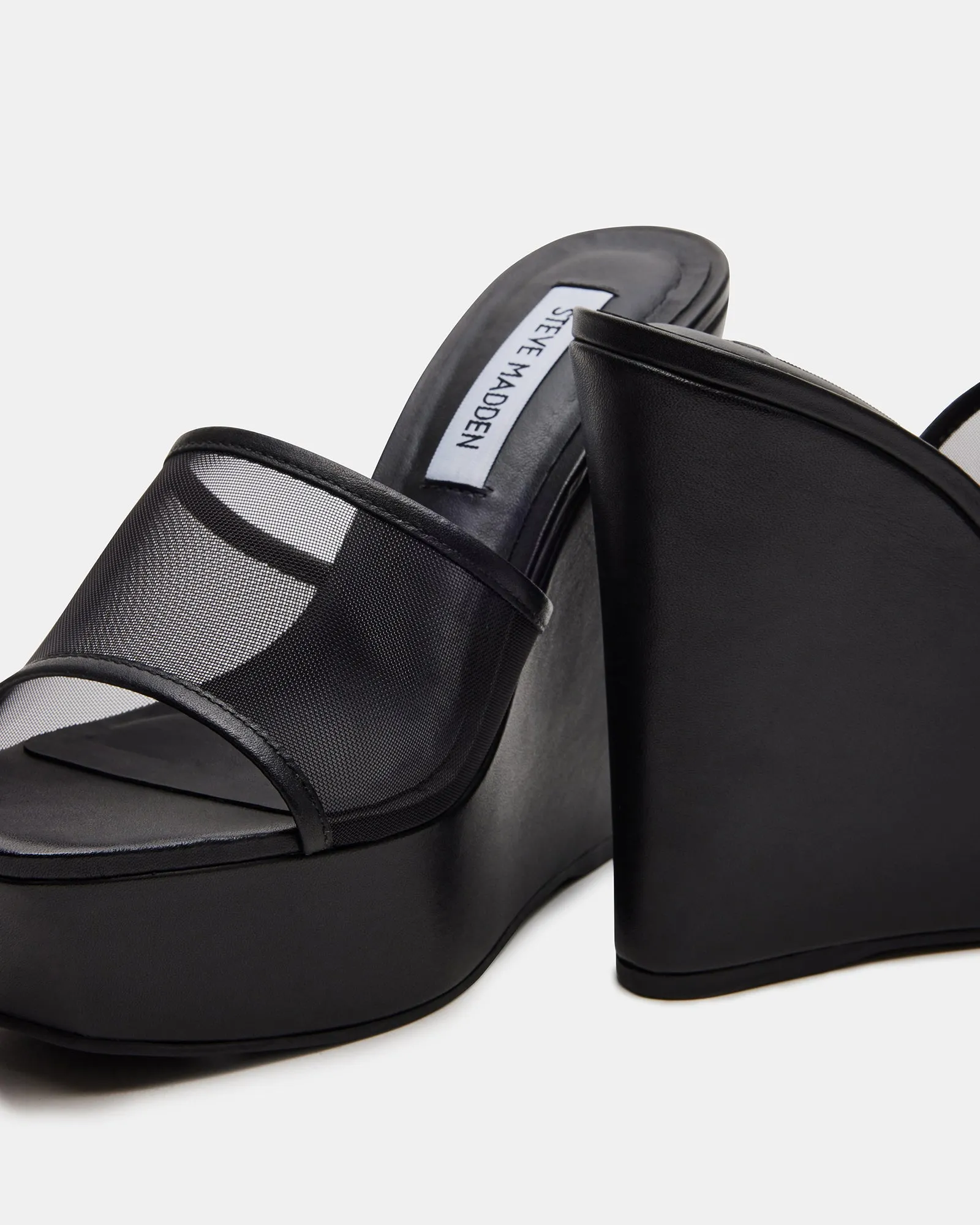 AYANA BLACK LEATHER sold by Steve Madden product image thumbnail 3