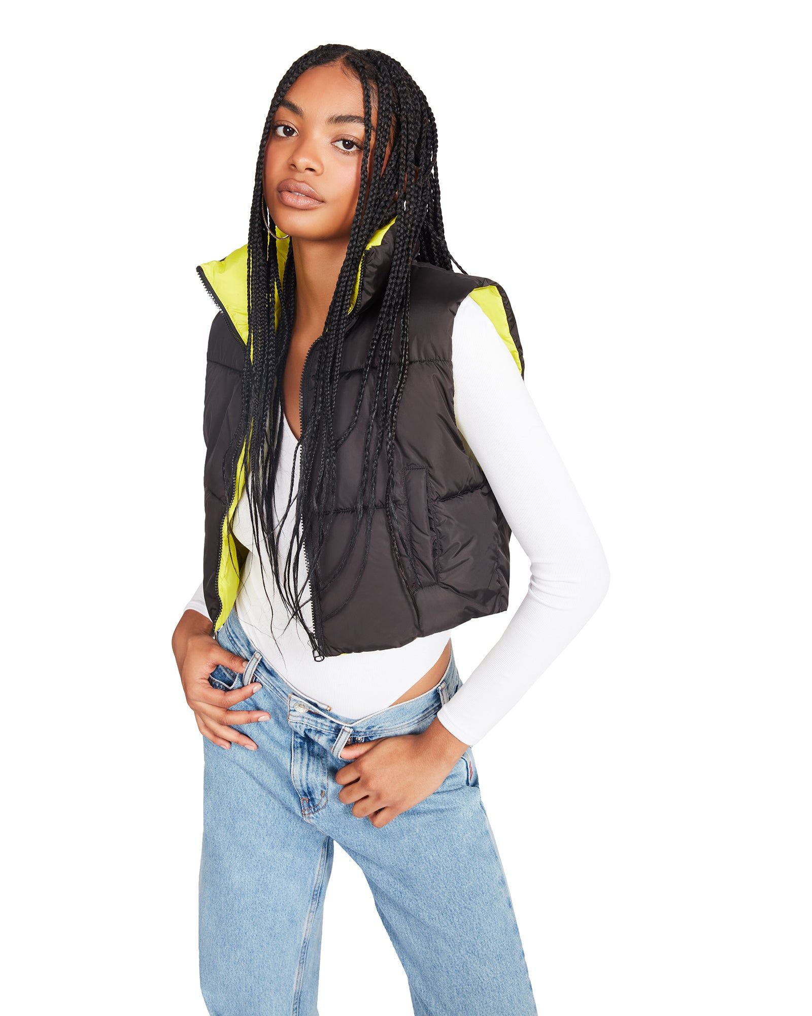 DAISY VEST BLACK sold by Steve Madden product image thumbnail 4