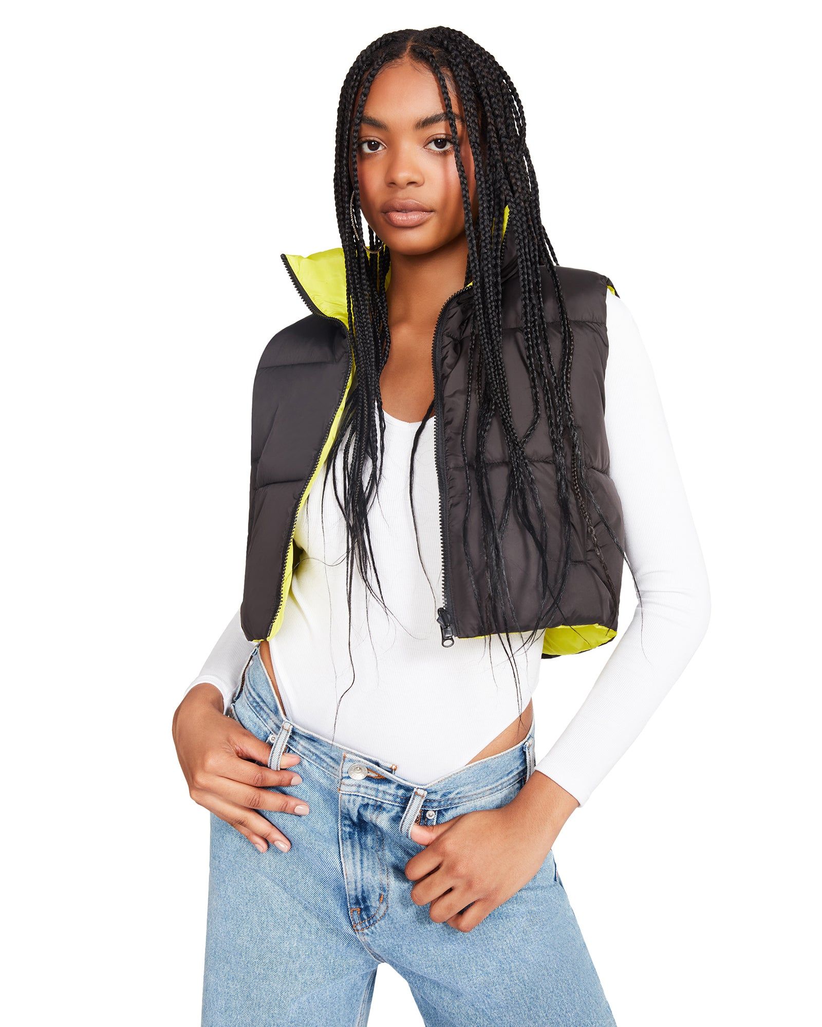 DAISY VEST BLACK sold by Steve Madden product image thumbnail 2