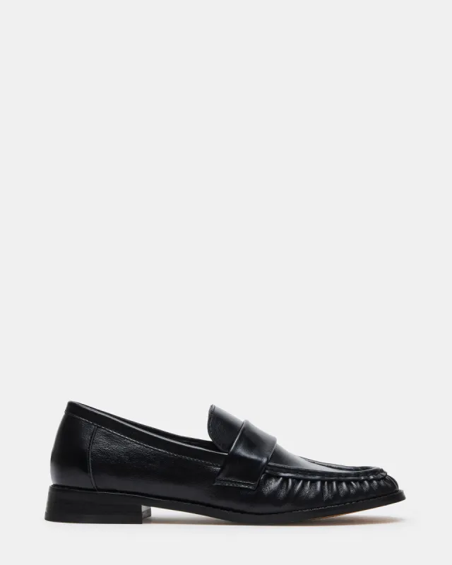 RIDLEY BLACK LEATHER sold by Steve Madden