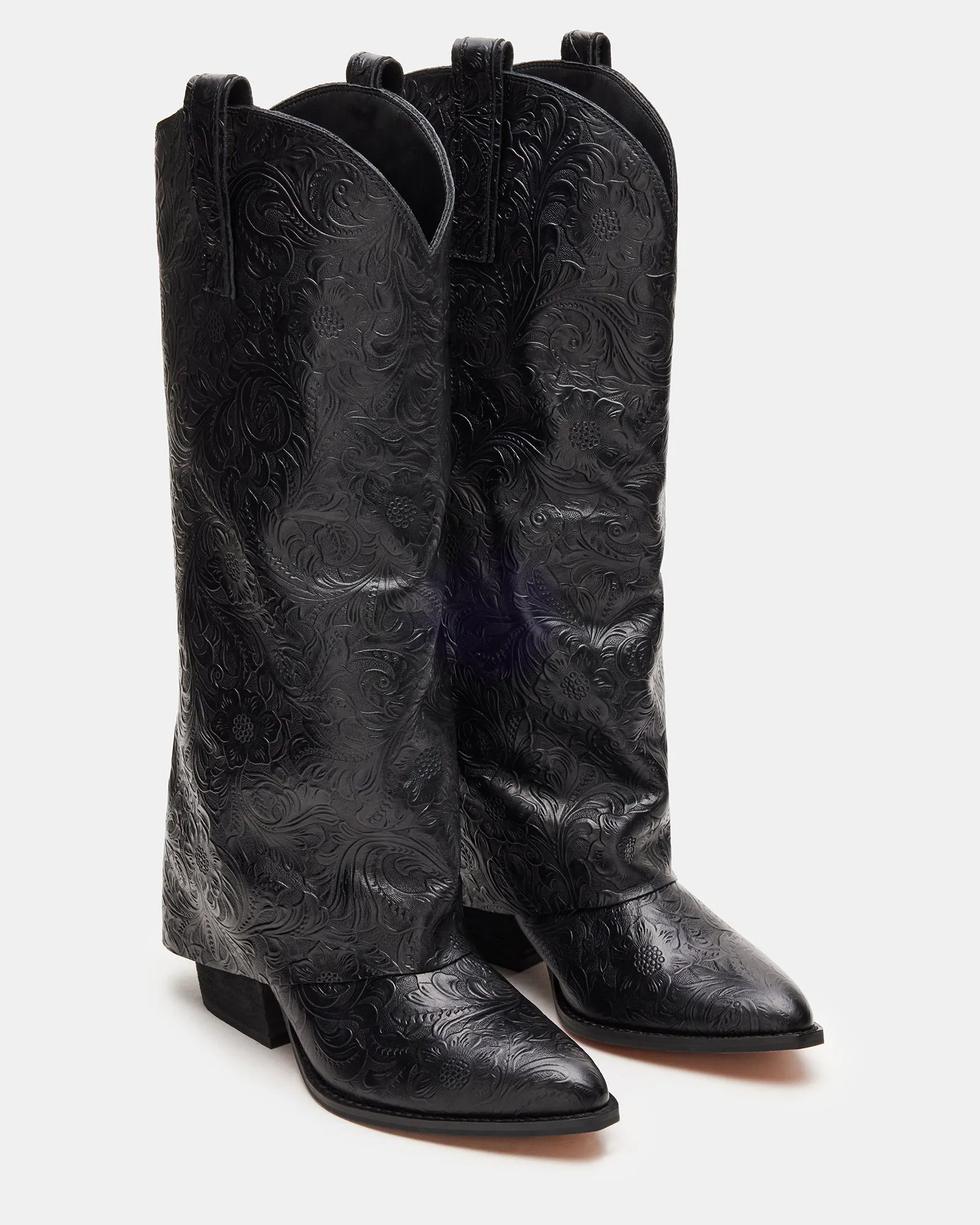 SORVINO EMBOSSED BLACK LEATHER sold by Steve Madden product image thumbnail 2