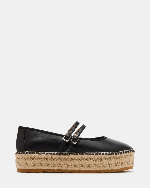 BRINN BLACK LEATHER sold by Steve Madden