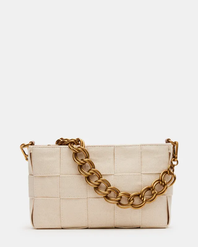 MARGOT BAG NATURAL made by Steve Madden