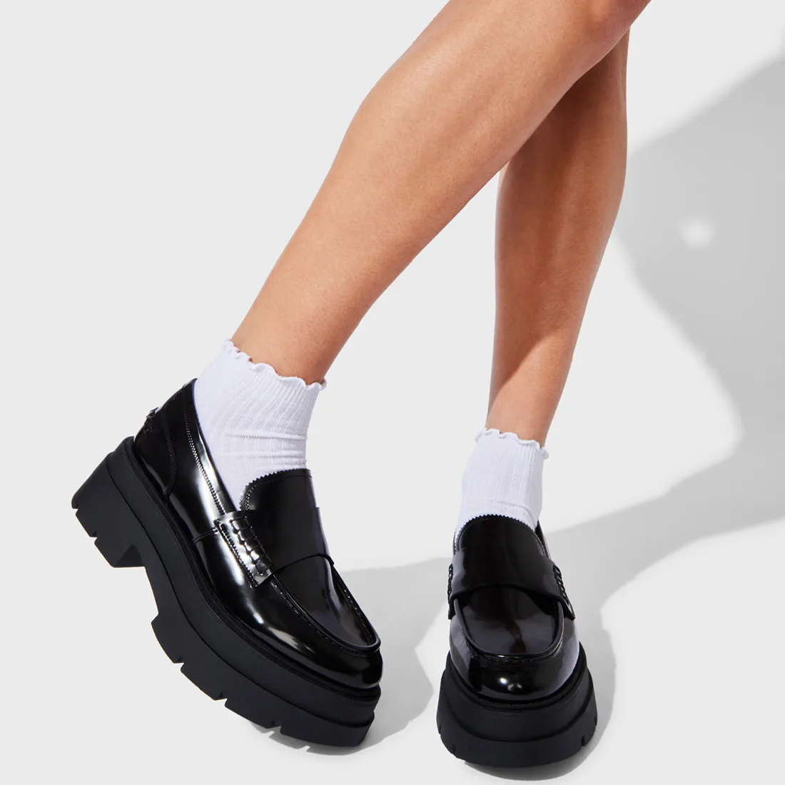 LETTUCE EDGE ANKLET SOCKS WHITE sold by Steve Madden product image thumbnail 2