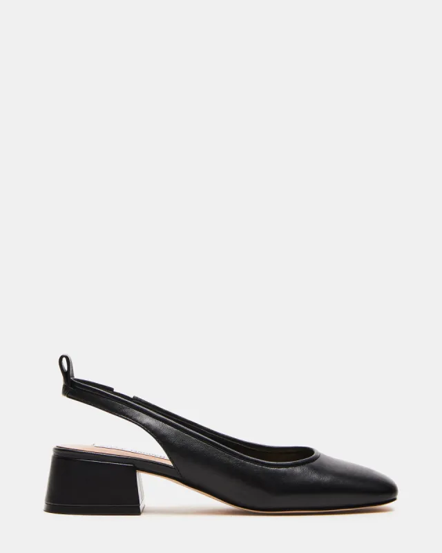 SMITTEN BLACK LEATHER sold by Steve Madden