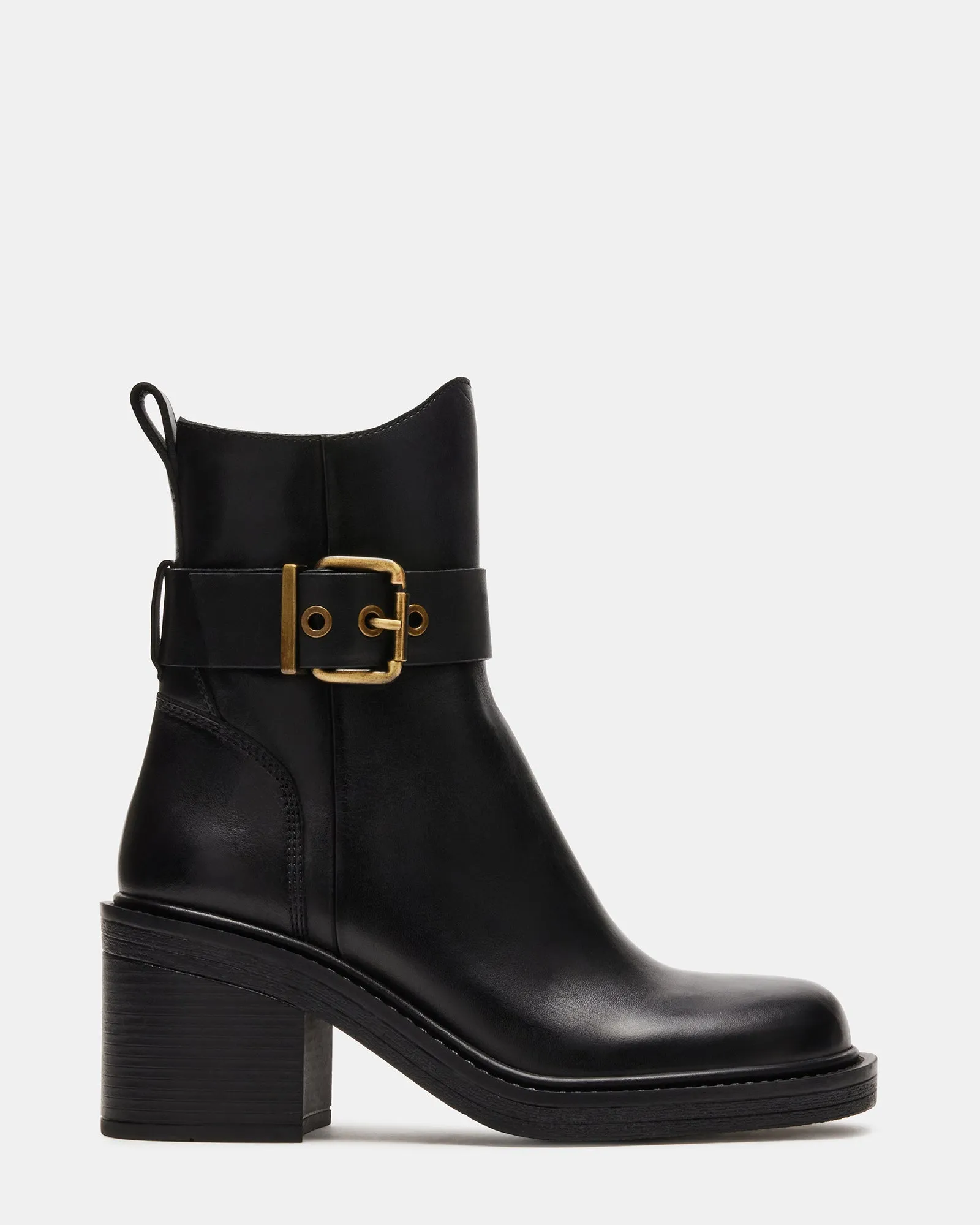 LUTZ BLACK LEATHER - SM REBOOTED sold by Steve Madden
