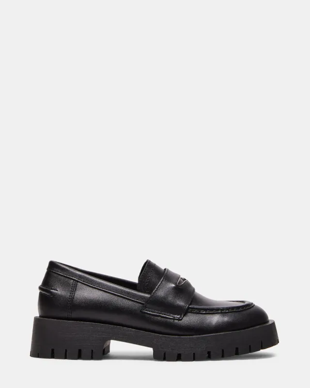 LAWRENCE BLACK LEATHER sold by Steve Madden