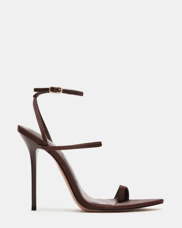 SCORPIO BROWN SATIN sold by Steve Madden