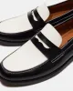 NATAN BLACK/WHITE LEATHER sold by Steve Madden