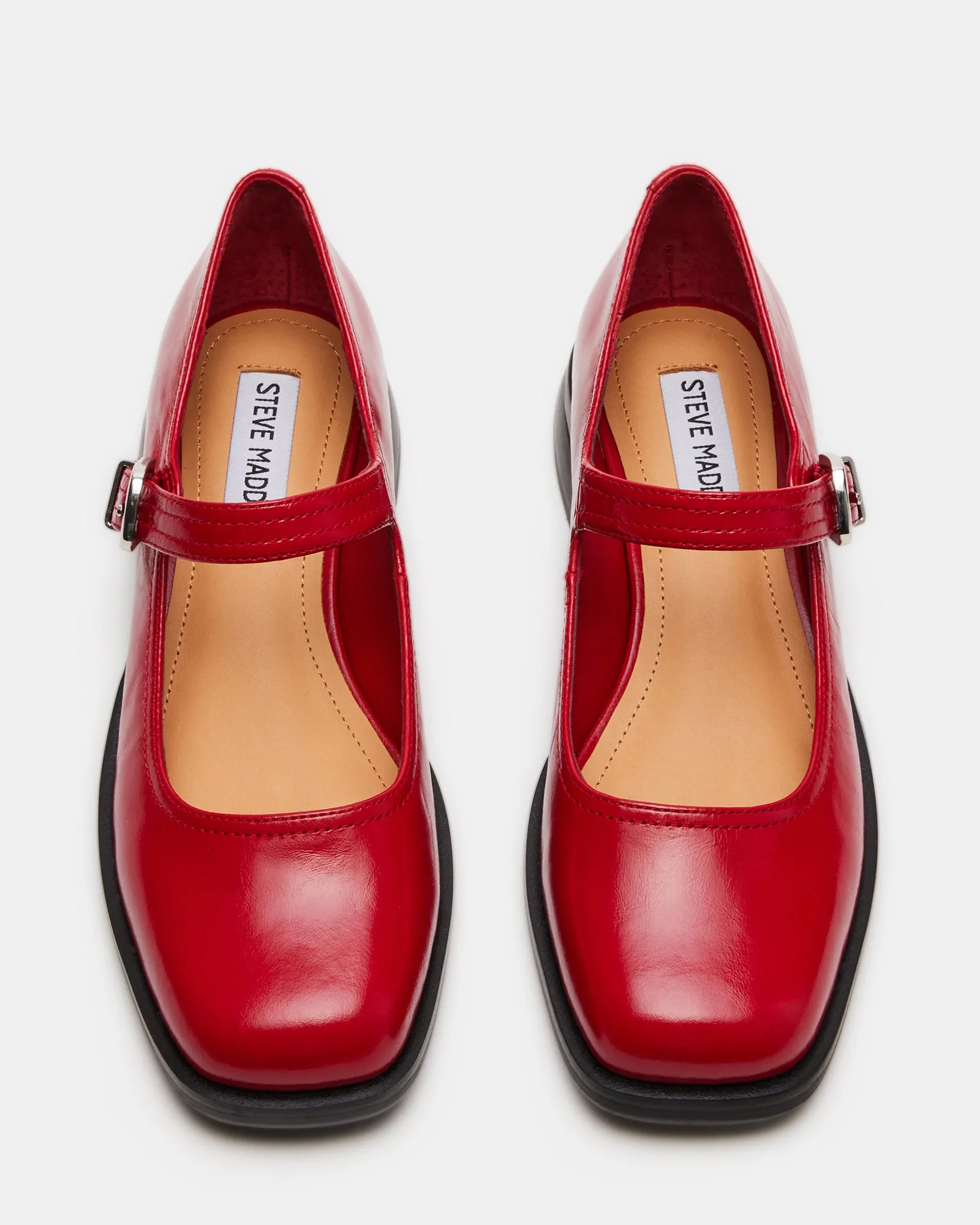 DELANCY RED LEATHER sold by Steve Madden product image thumbnail 4