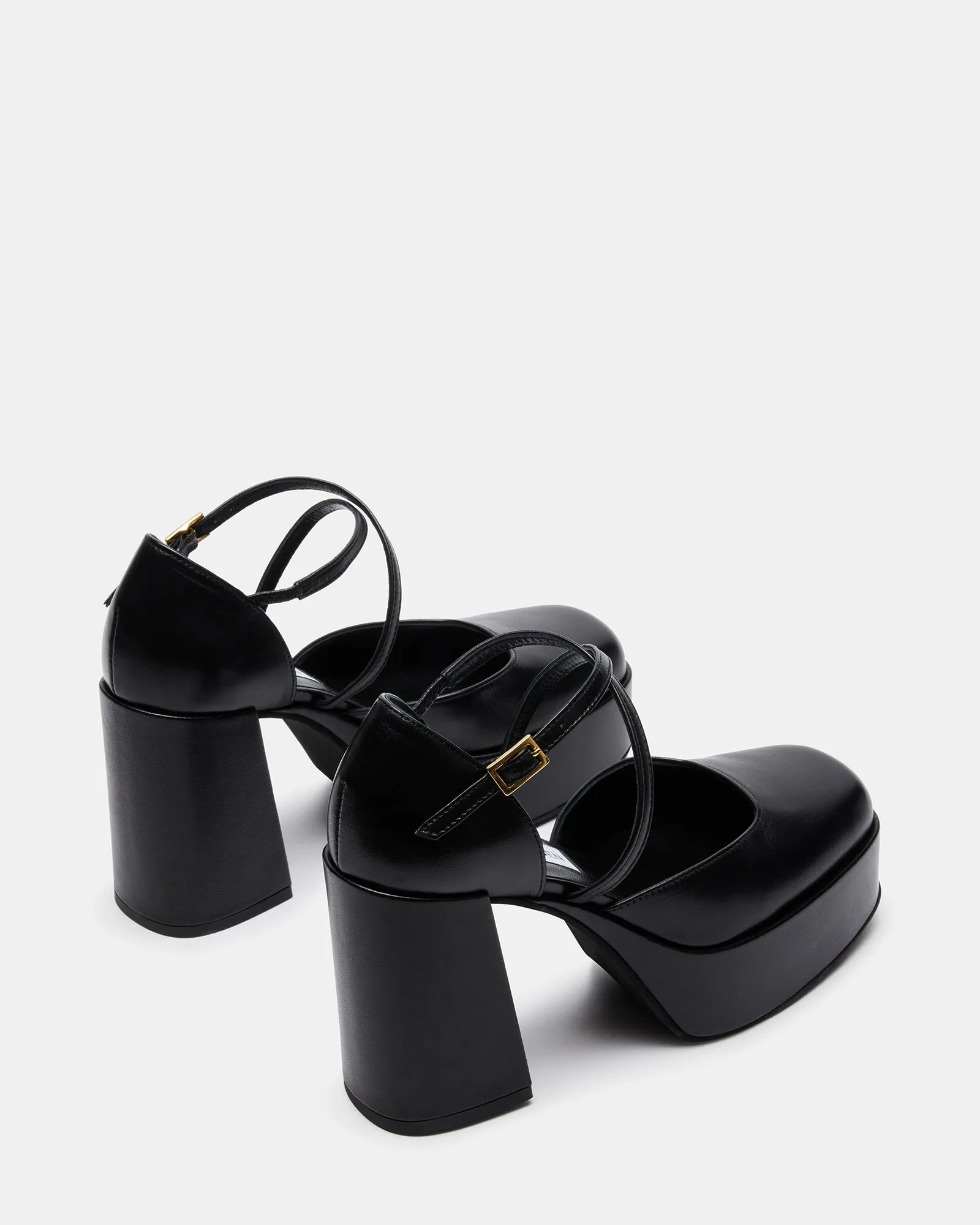 SUZANNA BLACK LEATHER sold by Steve Madden product image thumbnail 5