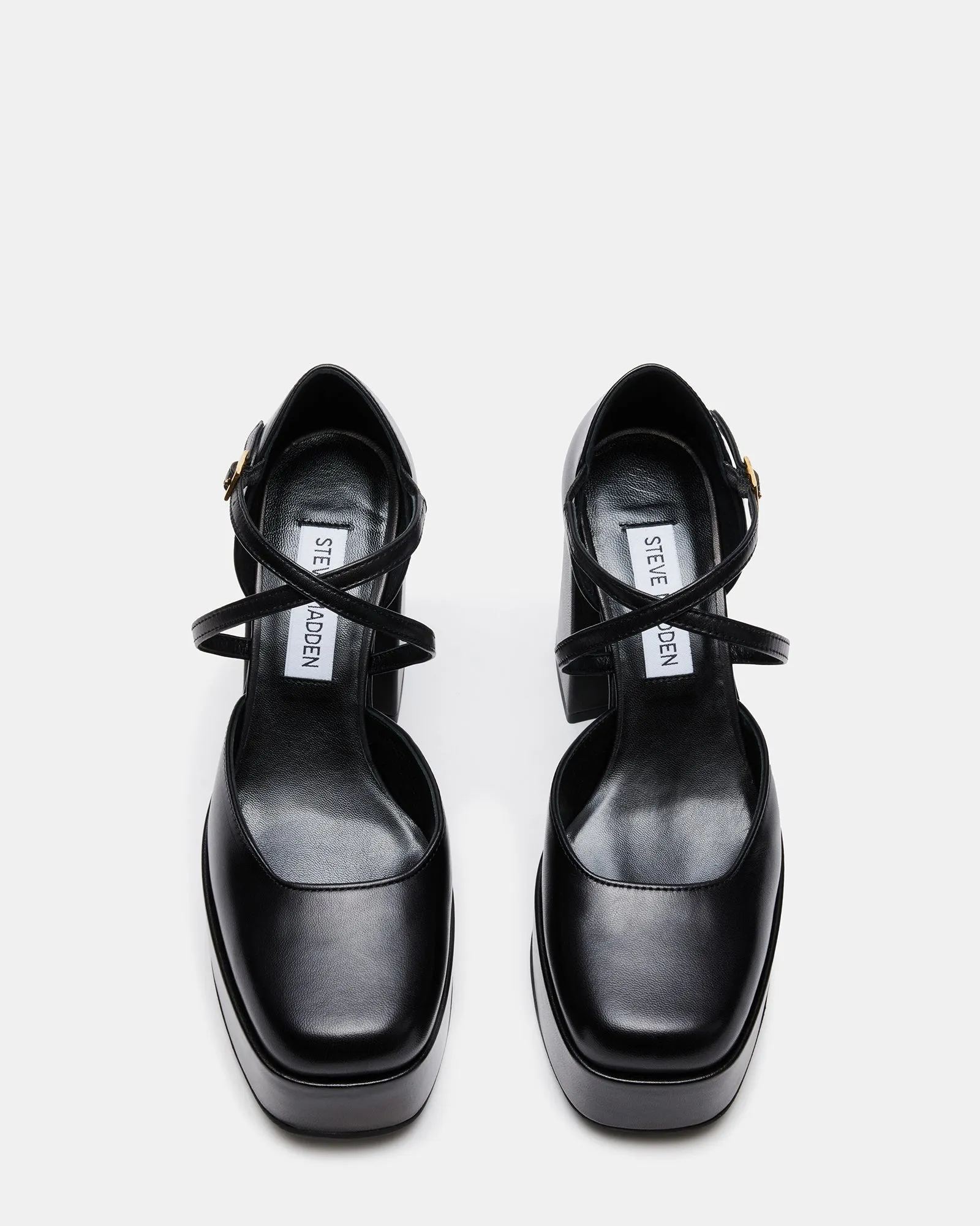 SUZANNA BLACK LEATHER sold by Steve Madden product image thumbnail 3