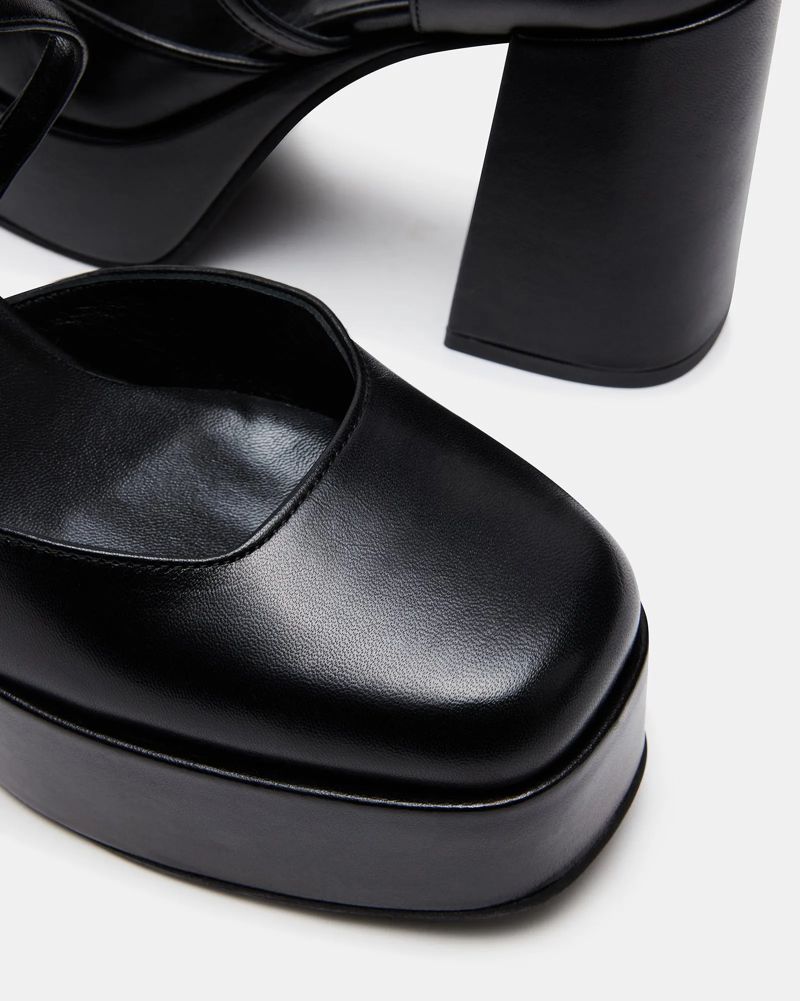 SUZANNA BLACK LEATHER sold by Steve Madden product image thumbnail 4