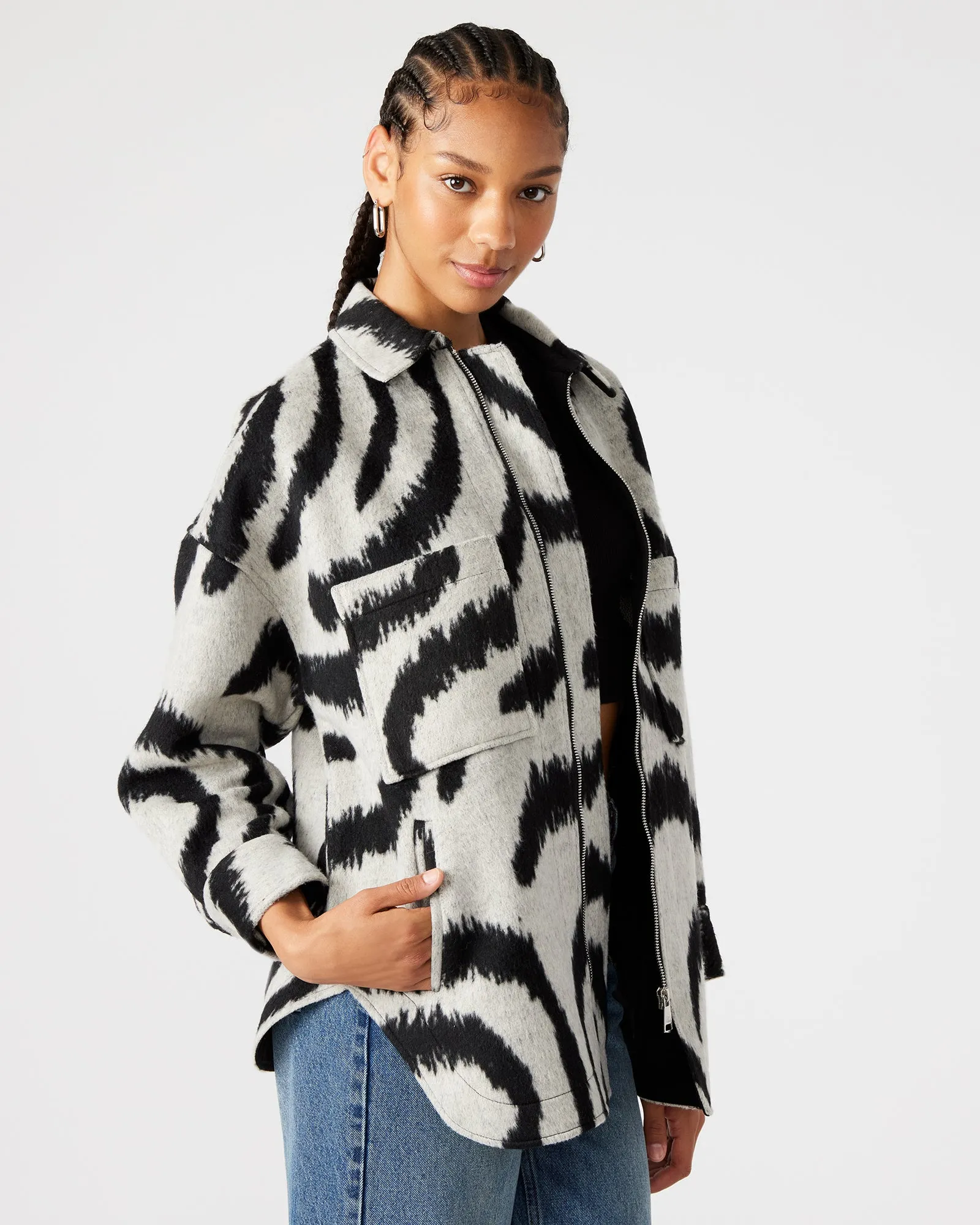 SORREL JACKET WHITE MULTI sold by Steve Madden product image thumbnail 2