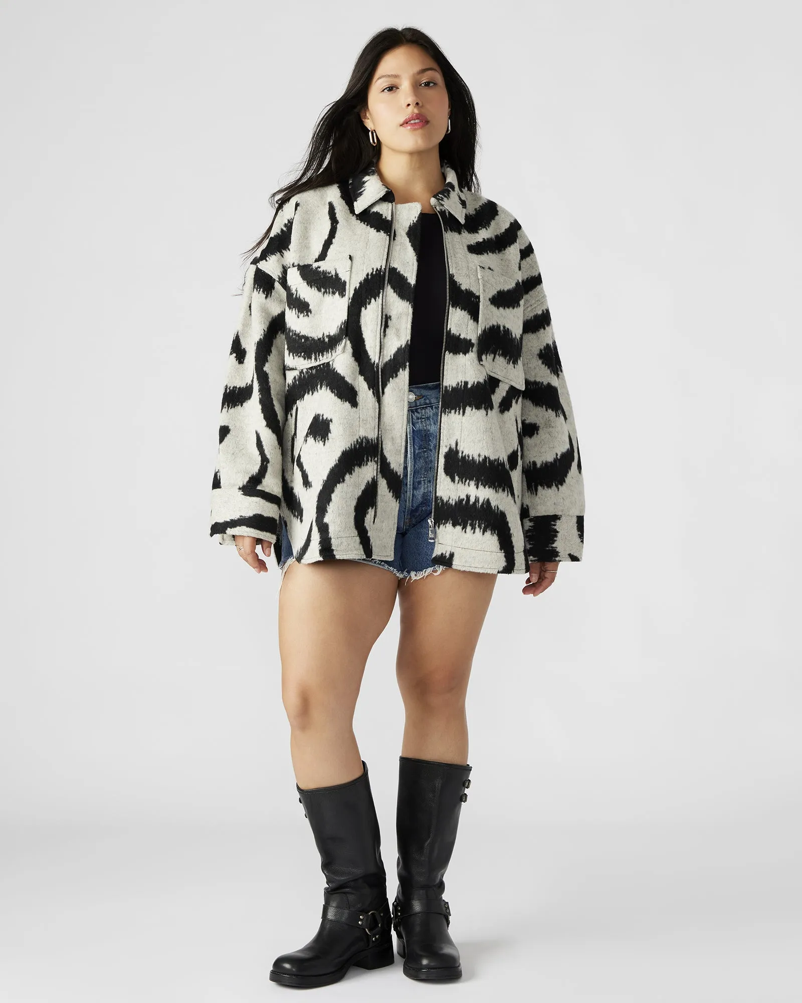 SORREL JACKET WHITE MULTI sold by Steve Madden product image thumbnail 5