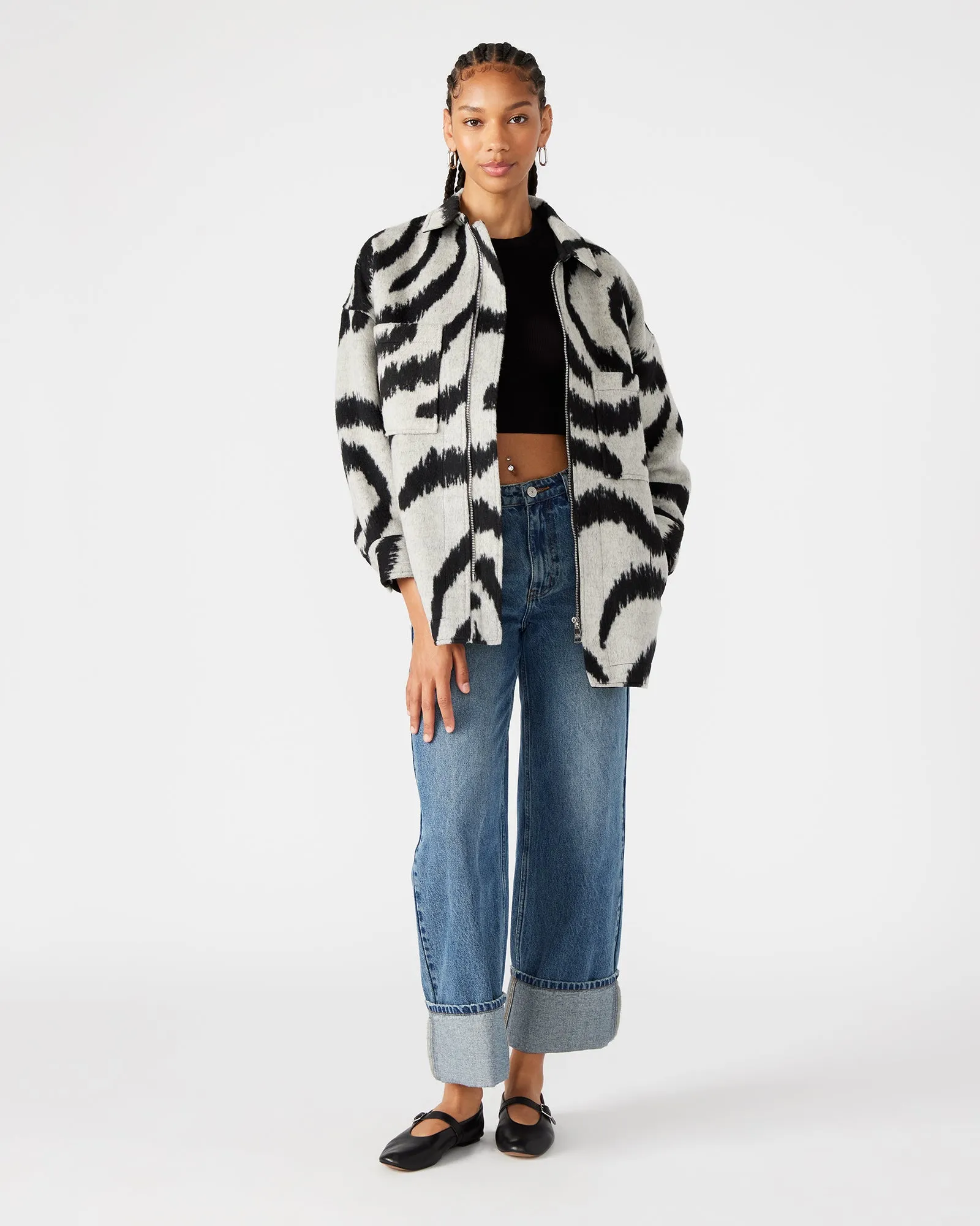 SORREL JACKET WHITE MULTI sold by Steve Madden product image thumbnail 3