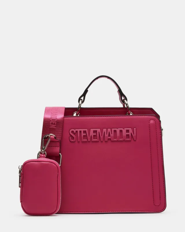 EVELYN BAG FUCHSIA made by Steve Madden