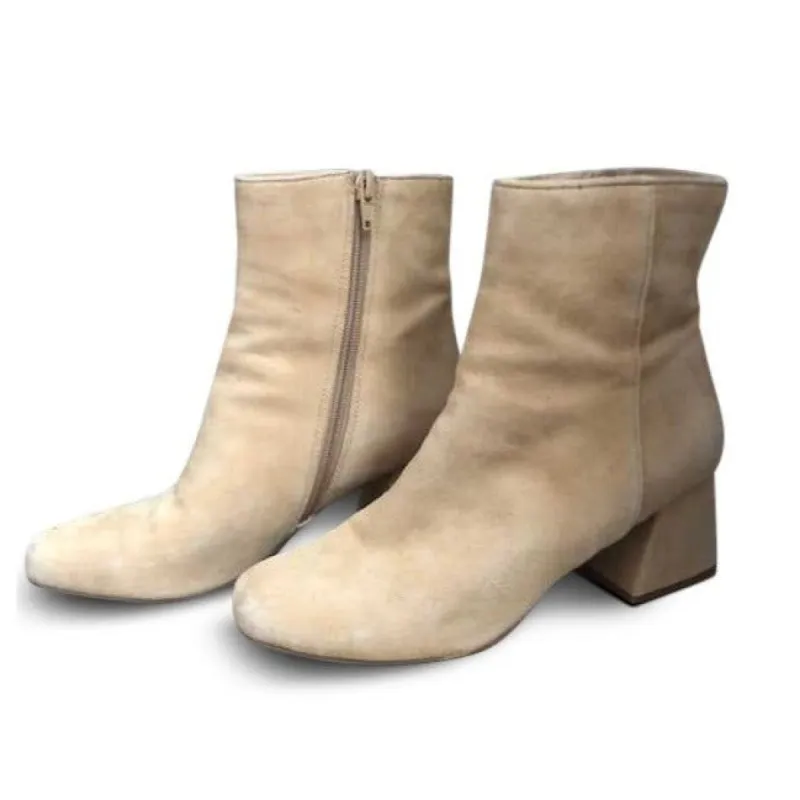 DAVIST CAMEL SUEDE BOOTIE - SM REBOOTED sold by Steve Madden